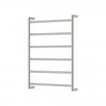 Kaya Heated Towel Rail, 600 x 800mm, Brushed Nickel